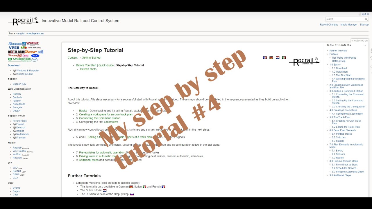 rocrail step by step rocrail step by step