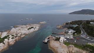 🇦🇺 Dji Mini 4 pro fly over Bicheno, Tasmania 4K/60