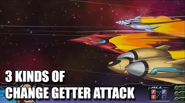 3 Kinds of Change Getter Attack - Super Robot Wars Z3 Tengoku-Hen