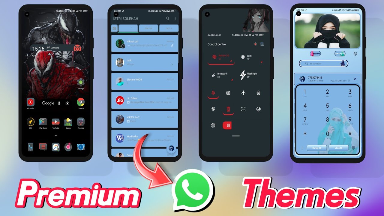 Top 3 Premium Themes For Miui 12 | Miui 12.5 Theme | Best Miui 12 themes 2022 | Vikas Pal