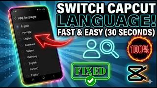 How to Change Language in CapCut (2024) | PC, iPhone & Android Full Tutorial screenshot 2