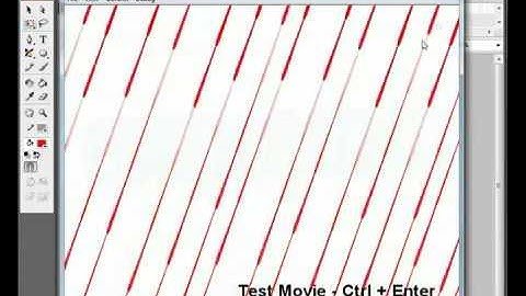 Flash Animation Tutorial   Animate Rain in Flash