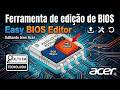 Reconstrução arquivo backup de bios Acer, Extração e Limpeza de região.