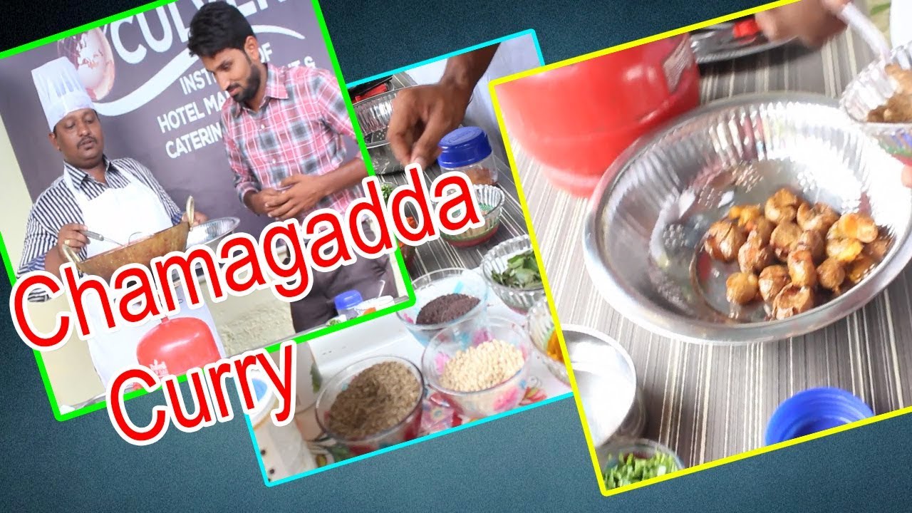 Chamagadda Curry | Potato Fry | Egg Curry | Street Food | | Street Food Mania