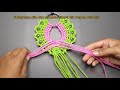 Macrame Plant Hanger || Cara Membuat Gantungan Pot Dari Tali Kur