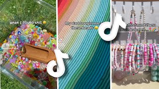 Clay bead bracelet making|tik tok compilation🤭💋🌹