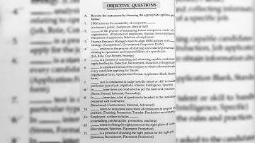 TYBCOM SEM-VI | COMMERCE (HUMAN RESOURCE MANGEMENT)| MANAN PRAKASHAN ALL MODULES MCQ