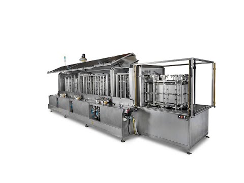 Official video still of the six-zone washer described for EV aluminium components