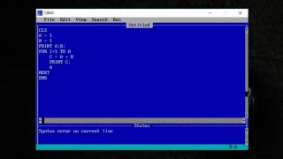 Episode 19: Fibonacci Series in QBASIC