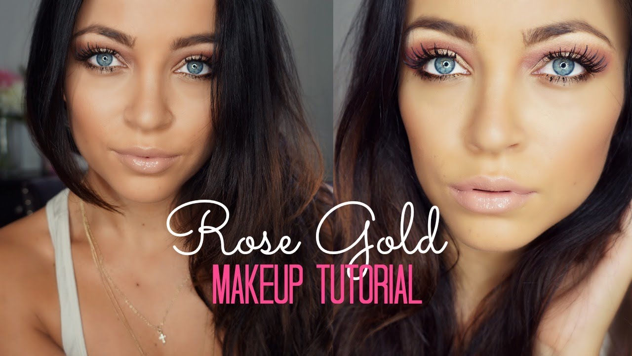 Rose Gold Makeup Tutorial YouTube