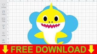 Download Baby Shark Svg Cutting Files Free For Cricut Silhouette Youtube SVG Cut Files
