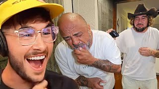 REACTING To Jc's Dad Do The ONE CHIP CHALLENGE