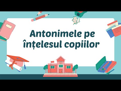 ANTONIME SAU CUVINTE CU SENS OPUS | Domeniul Limbă și Comunicare | Joc didactic „Dacă nu e..., e...”