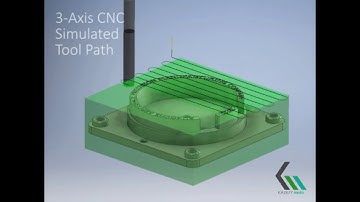 3-Axis CNC Tool Path Simulation