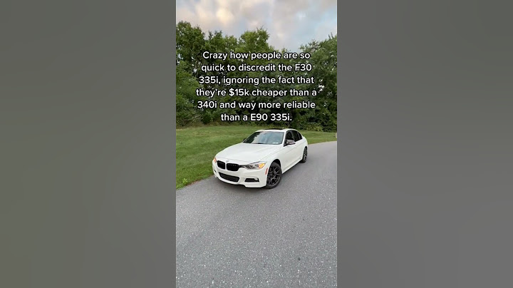 The Bmw F30 335i is a great platform for the money✅