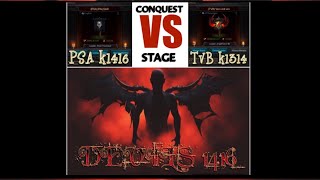 PSA 1416 vs TVB 1314 .. Conquest Stage , 2nd Round [9/2/2019]