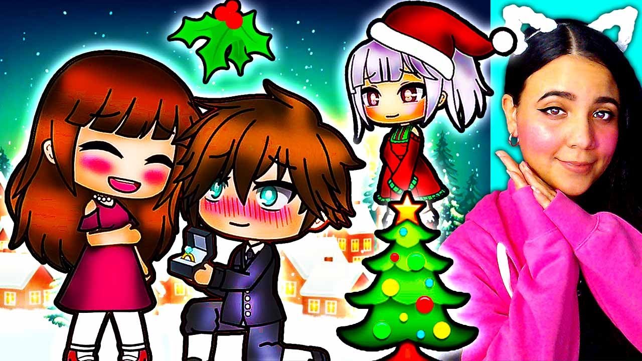 РОЖДЕСТВЕНСКАЯ ПЕСНЯ 🎄💖 Мини-фильм Gacha Life Рождественская история любви Реакция