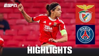 Benfica \u0026 PSG both exit without a win | UEFA Women's Champions League Highlights