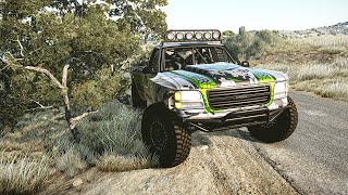 D-Series D15 Pre-Runner Realistic Offroad Driving - Beamng.drive PC Gameplay 4K 60fps