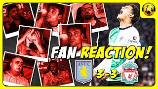 Liverpool Fans GUTTED Reactions to Aston Villa 3-3 Liverpool