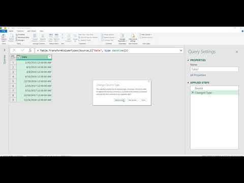 [Power Query] Date.Month