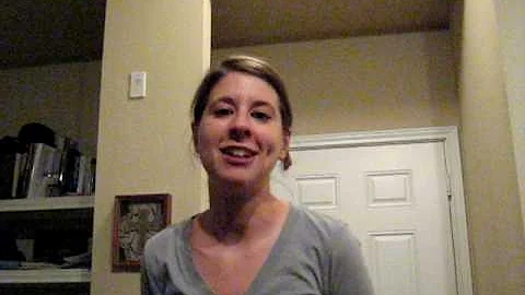 Julie's First Video Blog