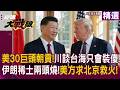 30美企巨頭組團朝貢？川普高喊「中國好美」裝傻台海 掩飾稀土伊朗遭卡脖 急求北京救火｜#環球大戰線