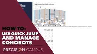 How to Use Quick Jump + Managing Student Cohorts | Precision Campus