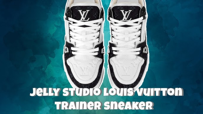 Louis Vuitton LV Trainer Monogram Denim White Blue Men's - 1A9JGZ
