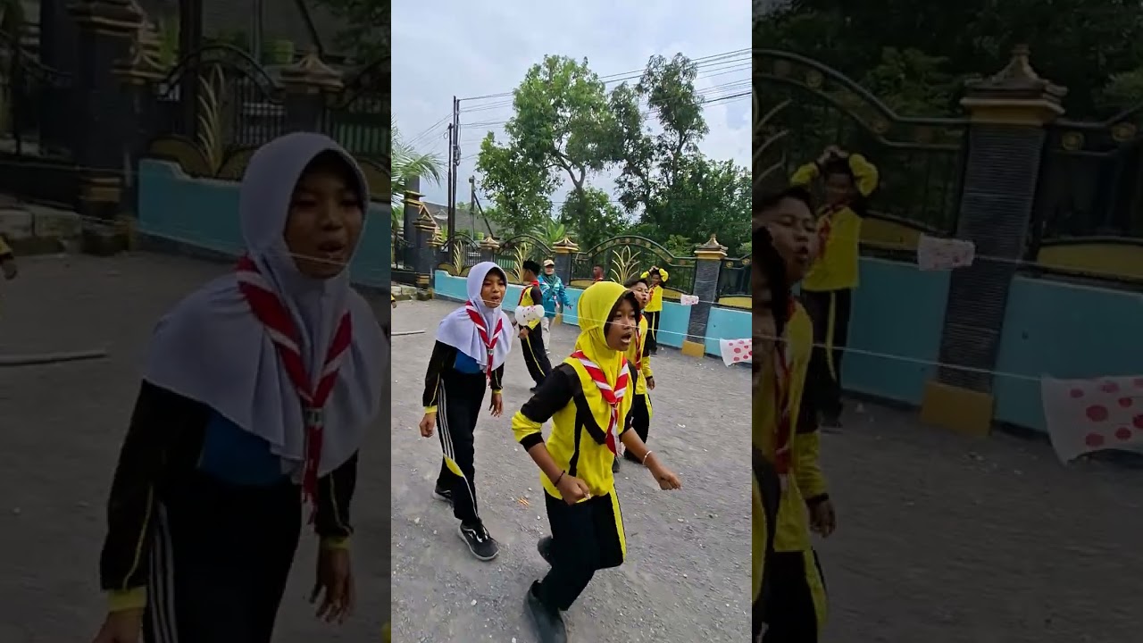 Lomba balap gelas - Jelajah Santri tapak rimba