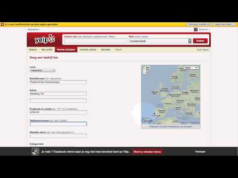 Bedrijf toevoegen op Yelp (VIDEO)