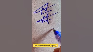 The fastest way to sign ✍🏼How to learn your signature?♥#signatureideas #artsy #lovestory
