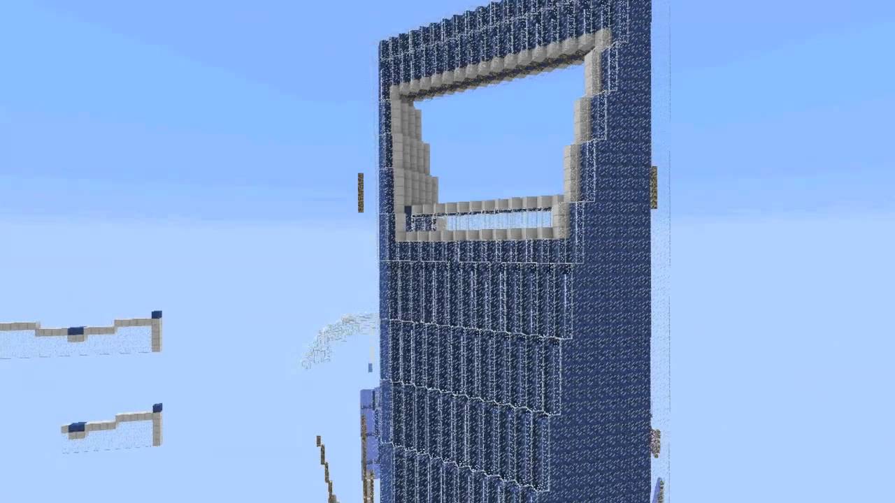 Minecraft Skyscraper: Megabuild 24/7 Icecraft Non-Hamachi 