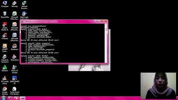 Cara membuat database perpustakaan menggunakan CMD