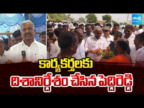 కార్యకర్తలకు దిశానిర్దేశం చేసిన పెద్దిరెడ్డి | Local Body Elections | Peddireddy | YSRCP | Sakshi TV - SAKSHITV