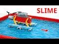 LEGO Slime Challenge: 5 LEGO Technic Cars vs Super Sticky Slime – Escape or Stuck? | LEGO Smart