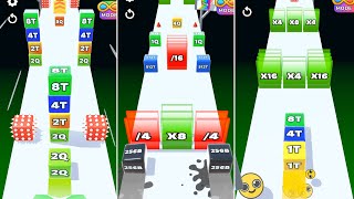 Jelly Run 2048 Ultimate Race – Merge vs Split vs Survive! | 128Q Cube vs 64M vs 2T