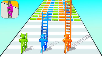 Satisfying Tiktok Mobile Games: Ladder Masters, Ball Run 2048, Marble Run, Roof Rails, Number Run...