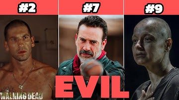 The Most EVIL Character in every Season of The Walking Dead