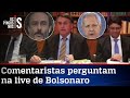 EXCLUSIVO: Entrevista durante a live de Jair Bolsonaro de 15/10/20