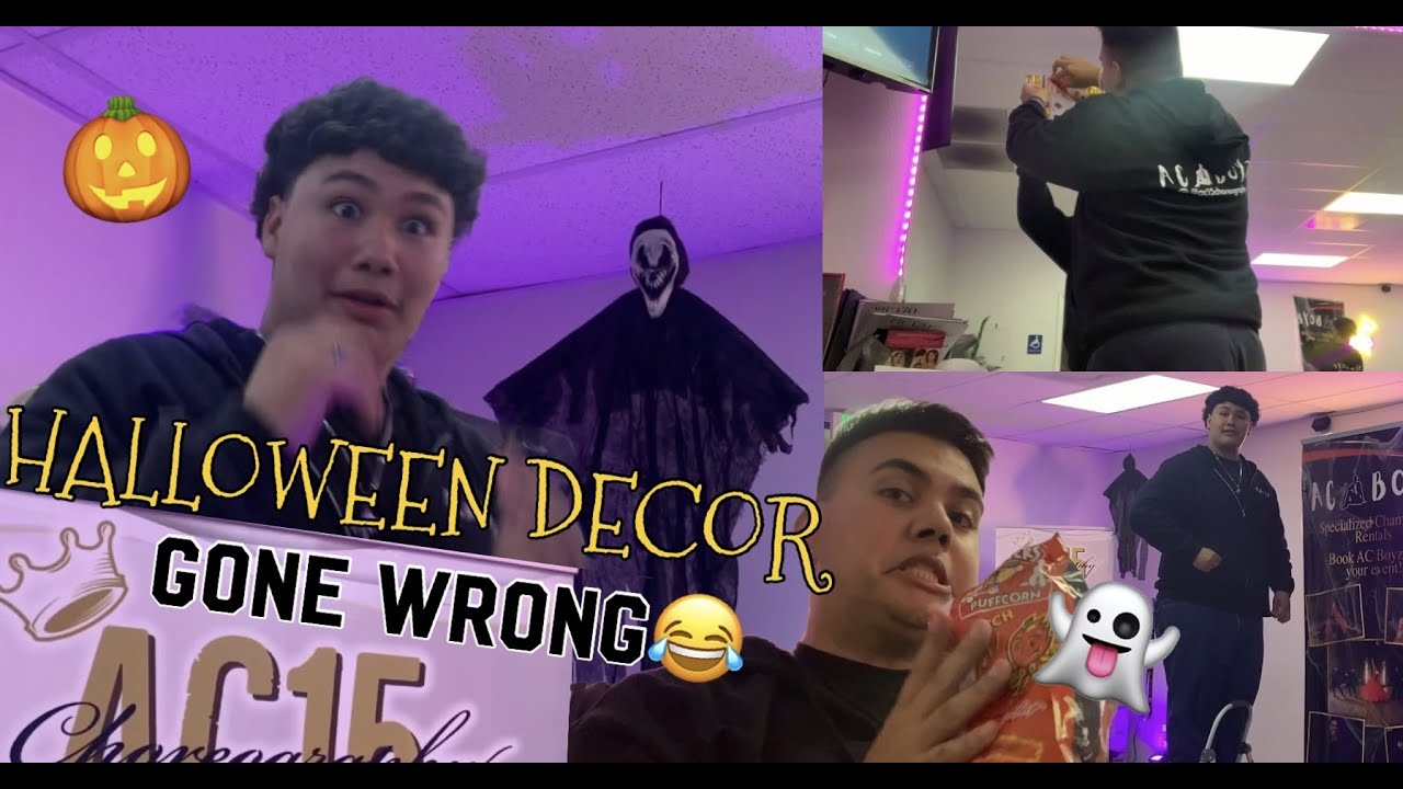 Halloween Decor GONE WRONG // AC Vlogs YouTube