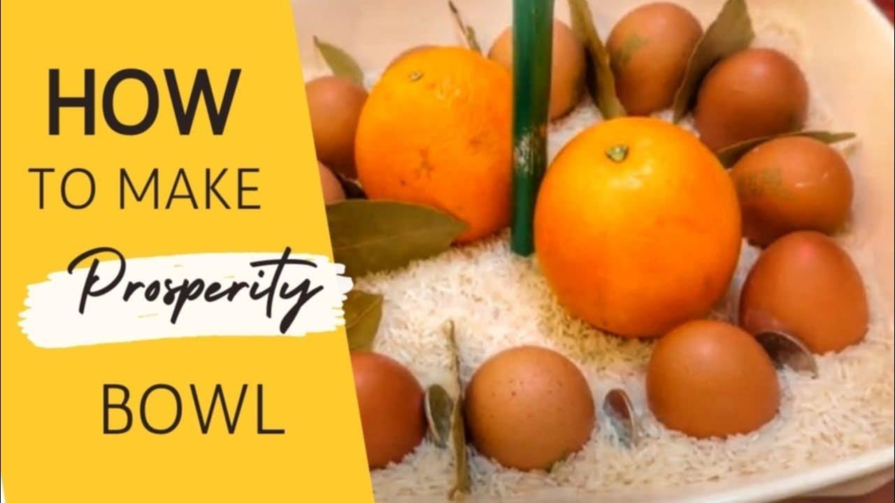 HOW to MAKE a PROSPERITY BOWL for the NEW YEAR YouTube