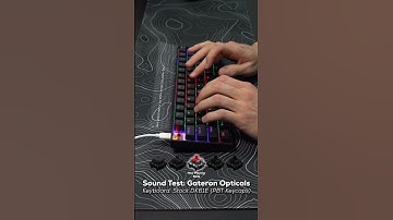 Gateron Optical Switches - Sound Test