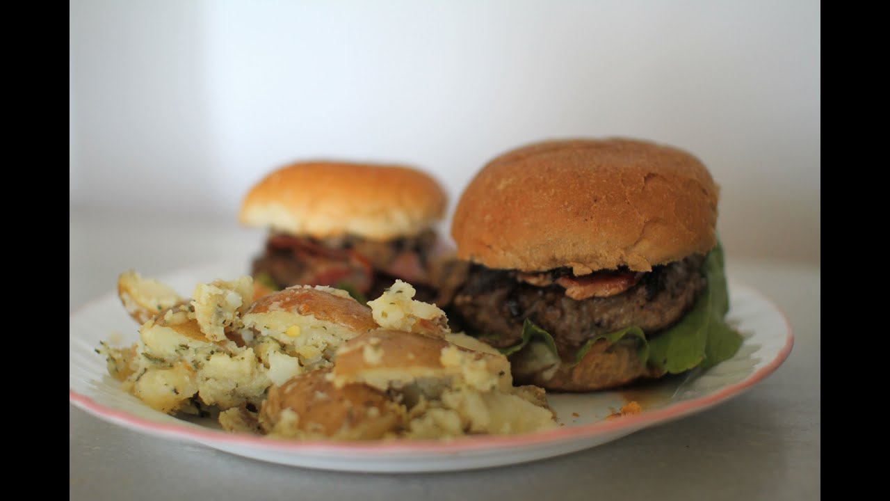 Best Beef Burgers And Rustic Potatoes By Sahil Makhija (Headbanger