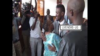 Bobi wine meets stella nyanzi in court as he battles Police over consultations Bobi wine meets stella nyanzi in court as he battles Police over consultations