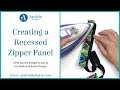 FREE Tutorial – Creating a Recessed Zipper Panel - Andrie Designs