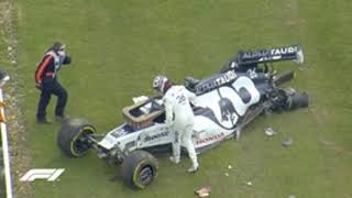 Новости Сегодня: Даниил Квят разбил болид на Гран при Великобритании