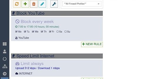 RADIUSdesk Firewall Profiles For OpenWrt