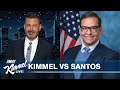 George Santos Sues Jimmy Kimmel for Fraud, Trump Hit with Bigly Fine &amp; He Drops New Sneakers