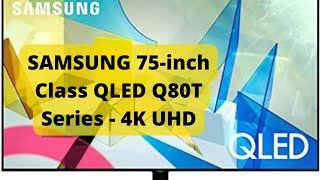 SAMSUNG 75-inch Class QLED Q80T Series - 4K UHD